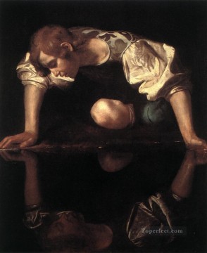 Caravaggio Painting - Narcissus Caravaggio